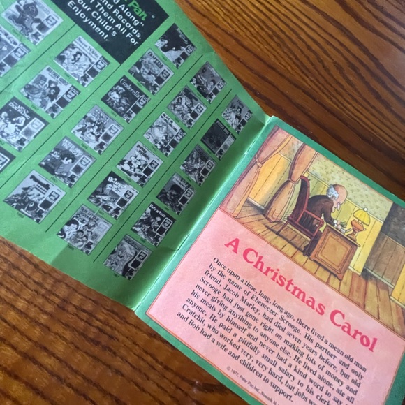 A Christmas Carol Book and Record from Peter Pan Records 1977 45 RPM - Picture 7 of 7